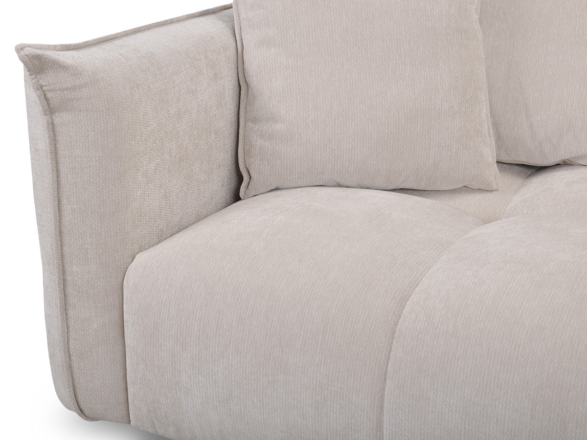 Bobochic Harlem Sofa 3-Sitzer Stoff Beige