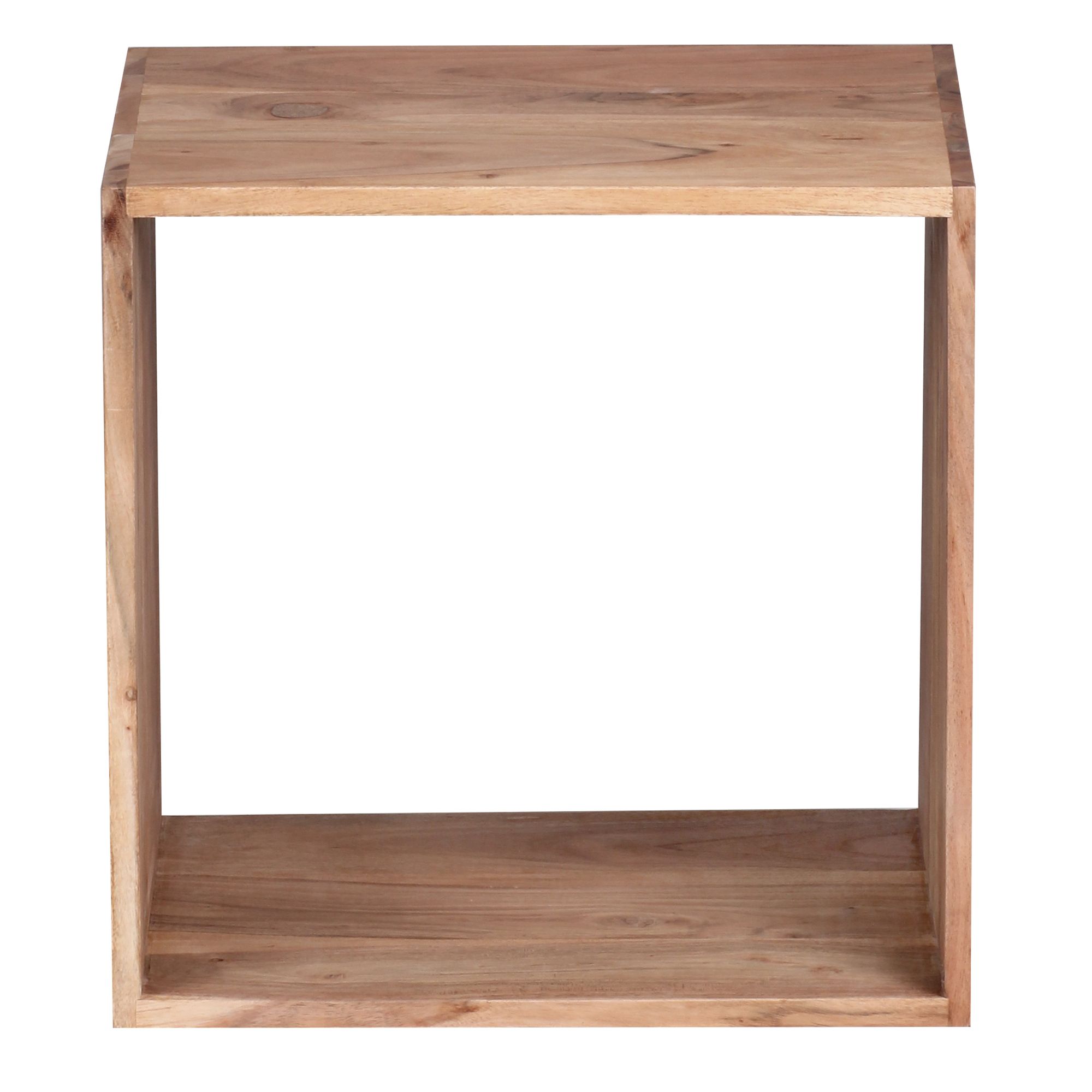Standregal Aalvik Massivholz Akazie 43,5 × 33 × 43,5 cm