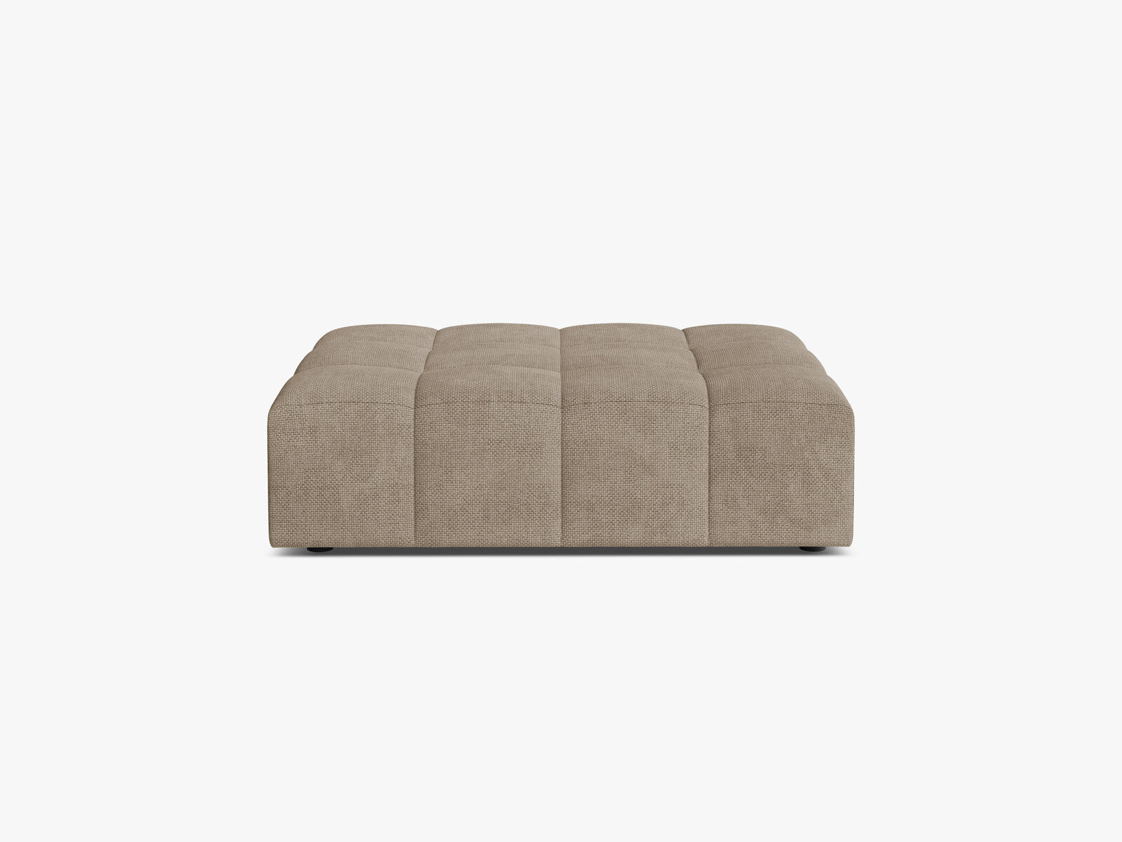 Micadoni Hocker Jennifer 1-Sitzer Chenille Eden Dunkelbeige