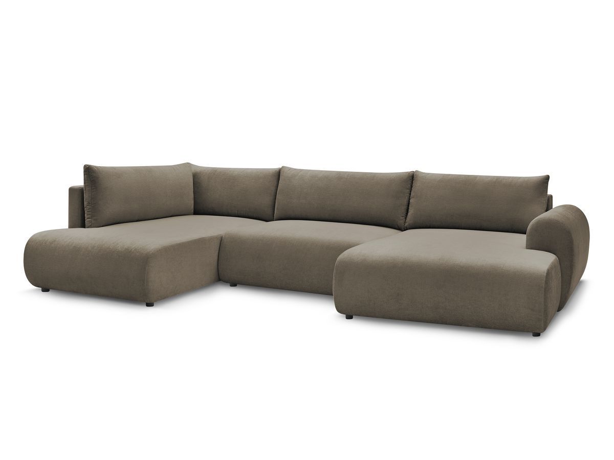 Bobochic Lucien Wohnlandschaft Stoff Taupe Ecke rechts