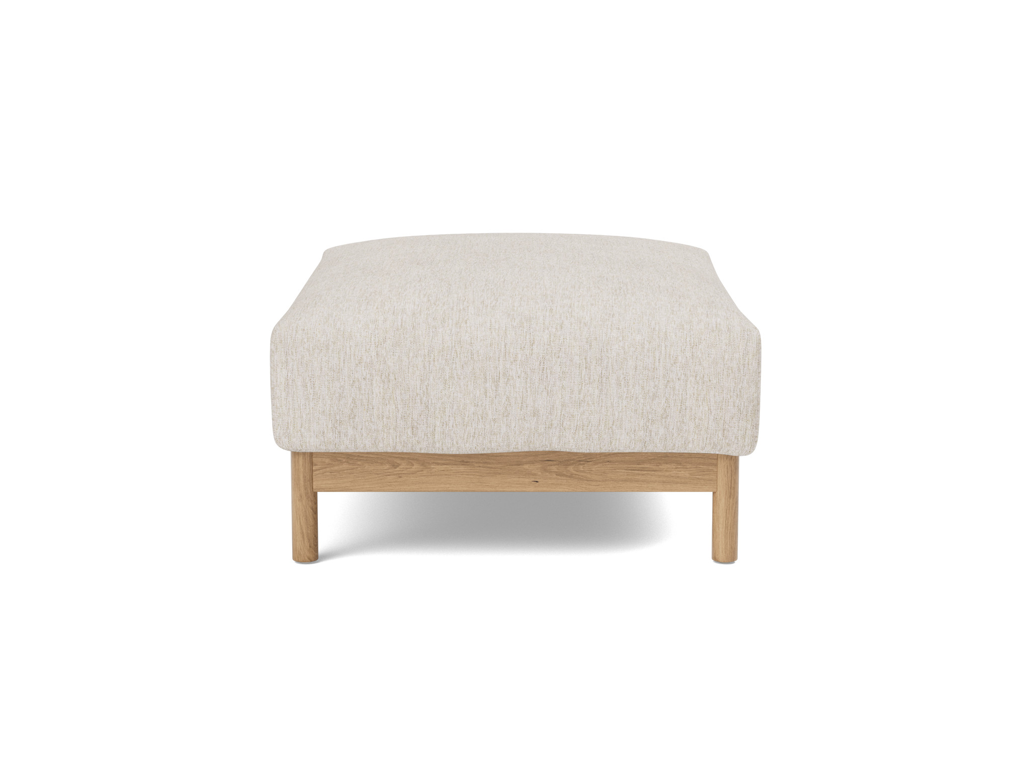 Hocker Malloy Chenille Yuveno 470-Natural Beine Eiche