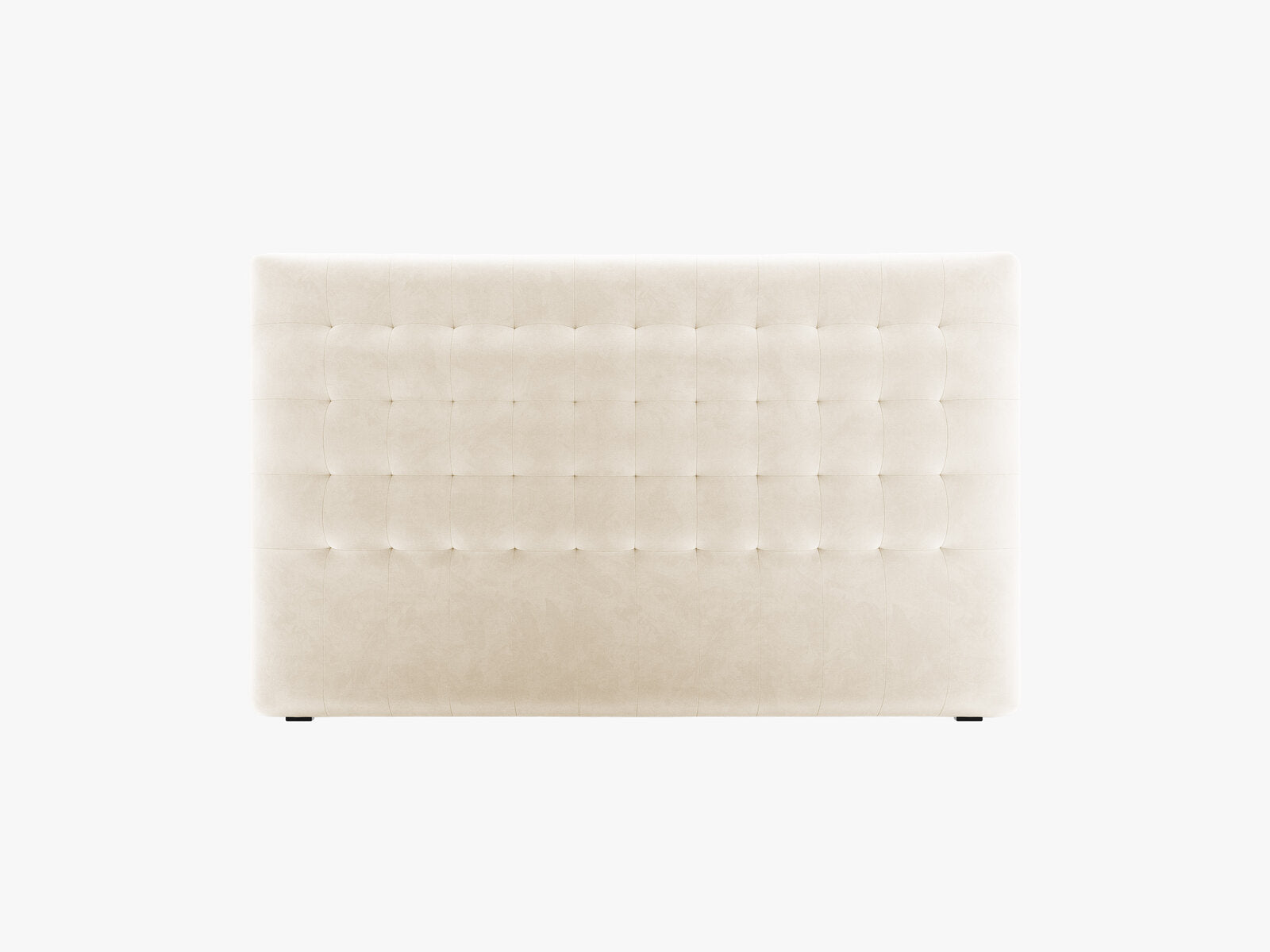 Micadoni Nova Samtiger Kopfteil 120 cm (H 95 cm) Samt Paris Beige 160x95