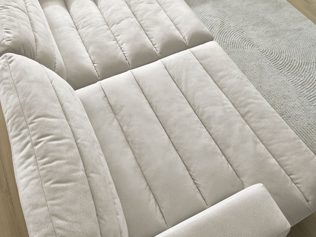 Bobochic Sierra Sofa 4-Sitzer Samt Beige
