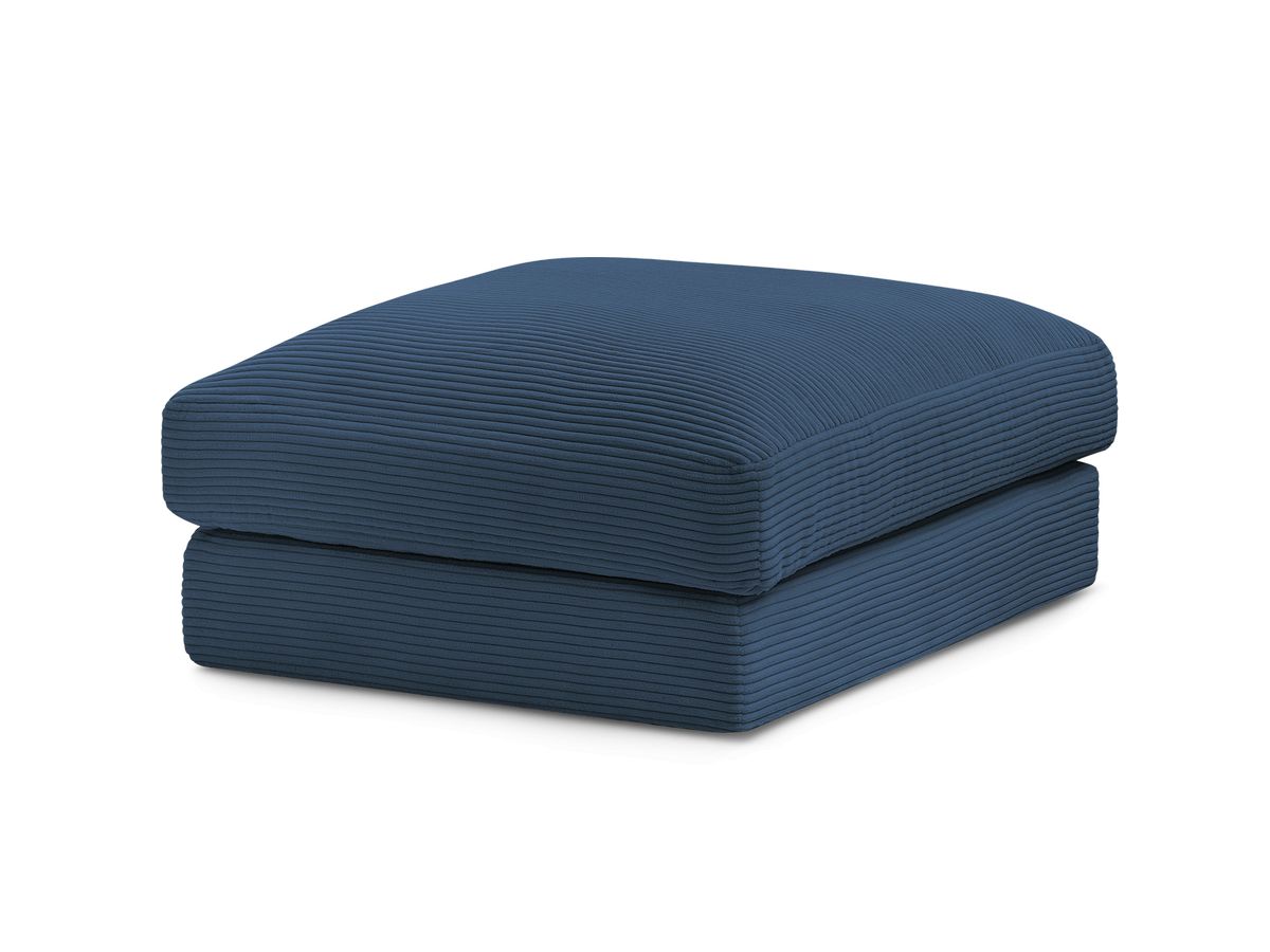 Bobochic Leonard Pouf Cordsamt Dunkelblau