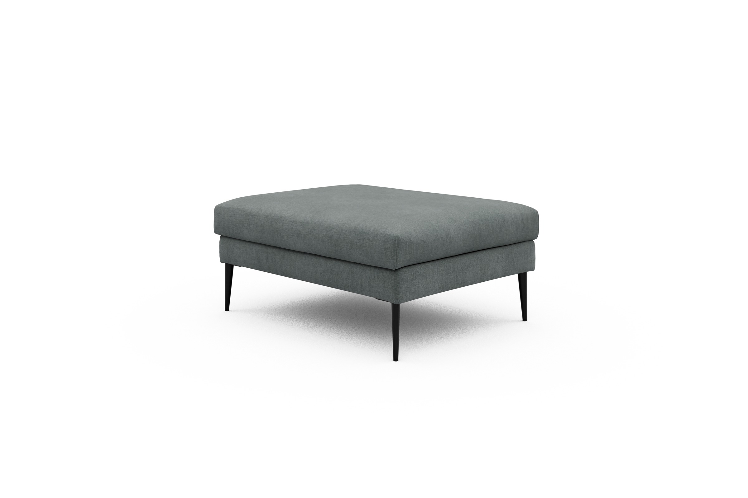 Sitzhocker Paul Smooth-Silver-Grey
