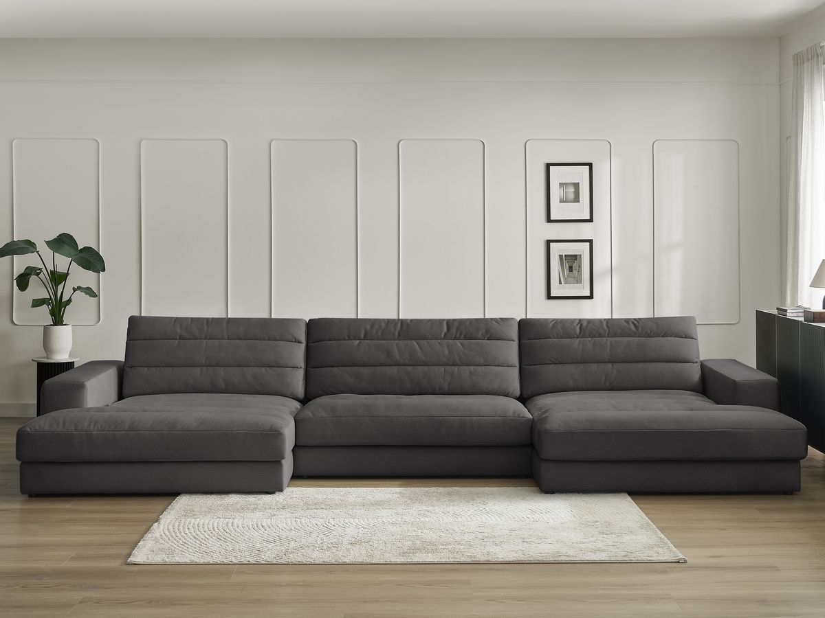 Bobochic Sierra Wohnlandschaft Samt Schwarz