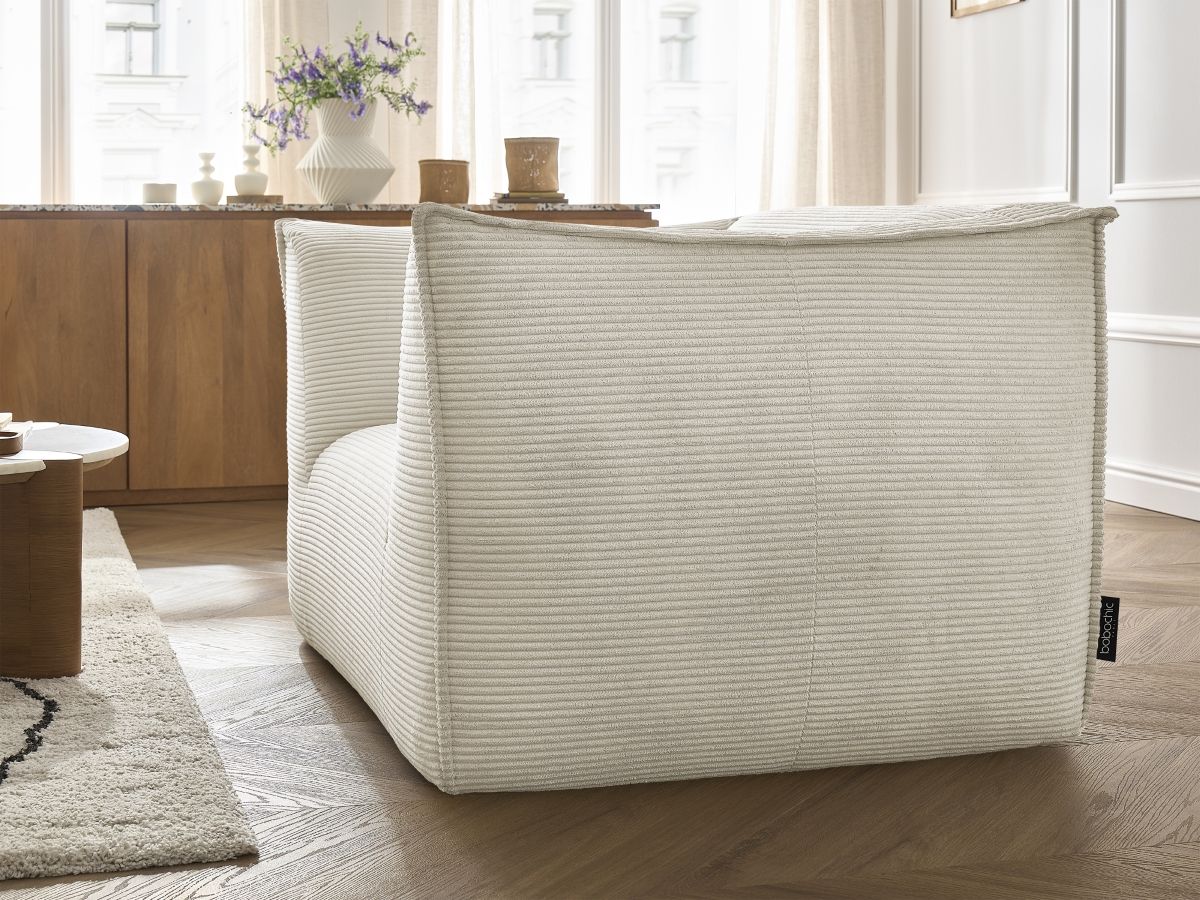 Bobochic Giorgia Sessel Cordsamt Beige