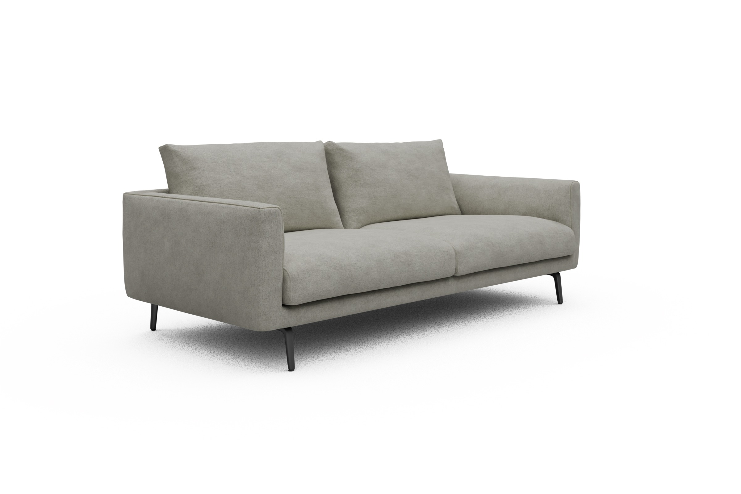 Sofa Karl 3-Sitzer Carreno-Moon-Stone-White