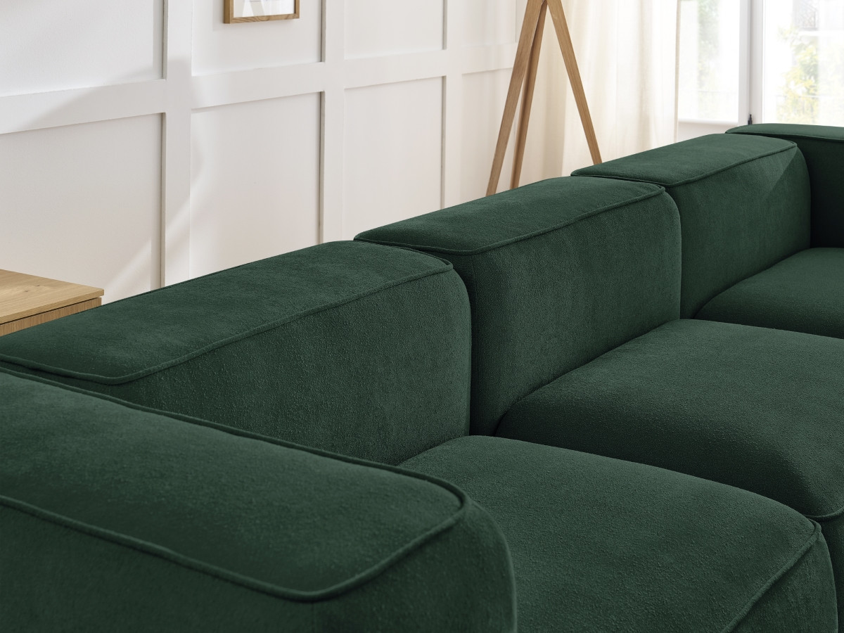 Bobochic Zephyr Sofa 3-Sitzer Strukturstoff Grün
