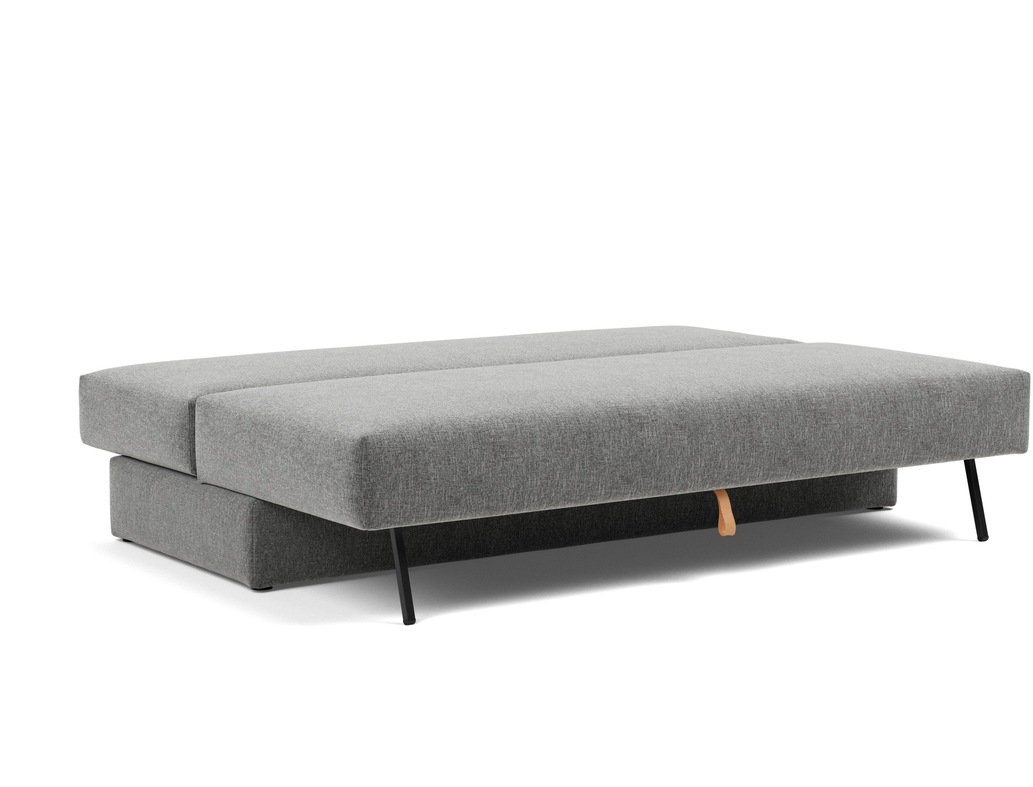 Schlafsofa Osvald Strukturierter Stoff Twist 563-Charcoal