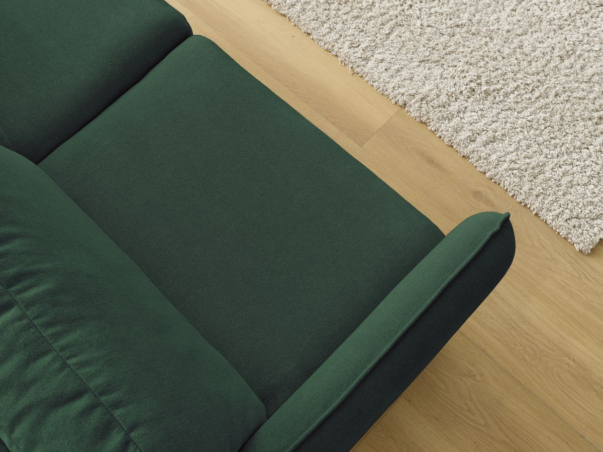 Bobochic Lenny Schlafsofa 3-Sitzer Stoff Grün