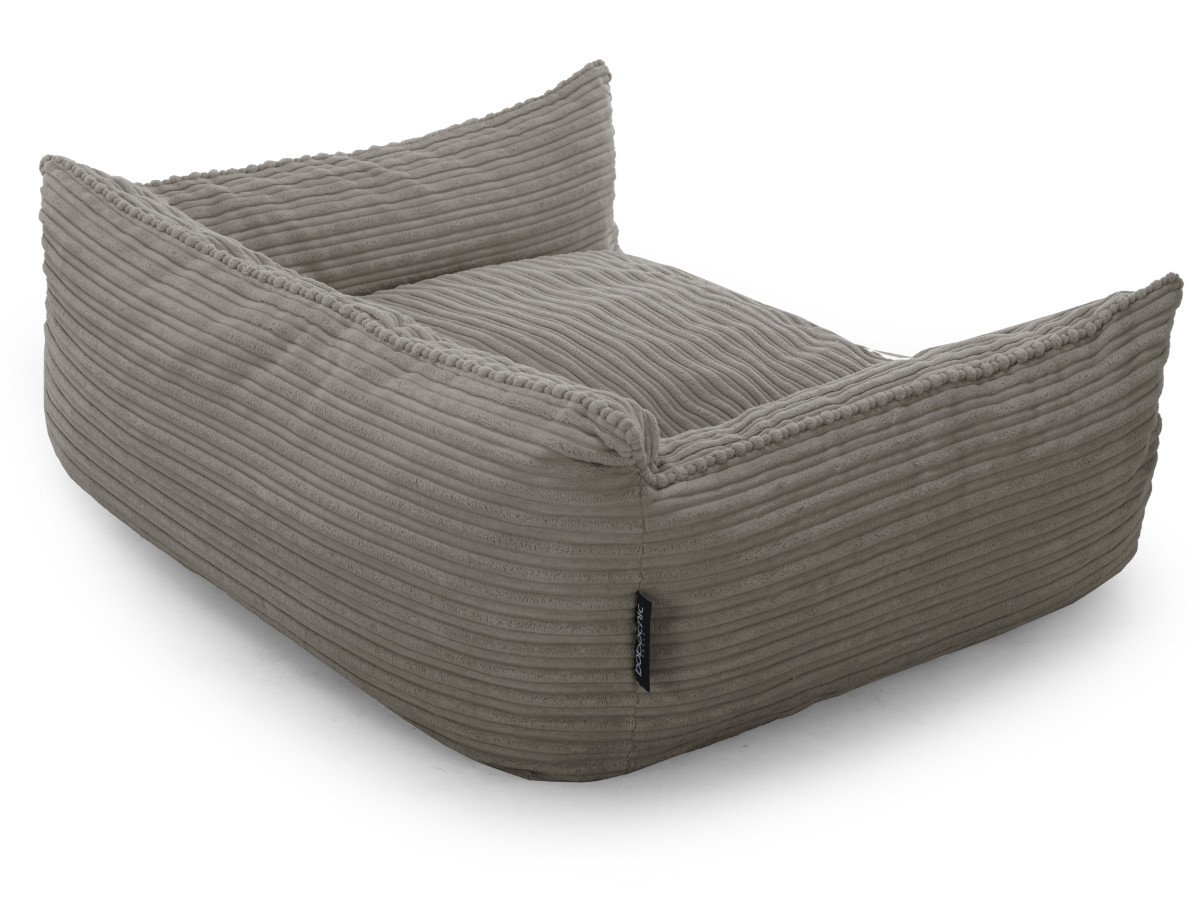 Bobochic Pluto Hundekorb Cordsamt Taupe, Größe XL (100 cm)