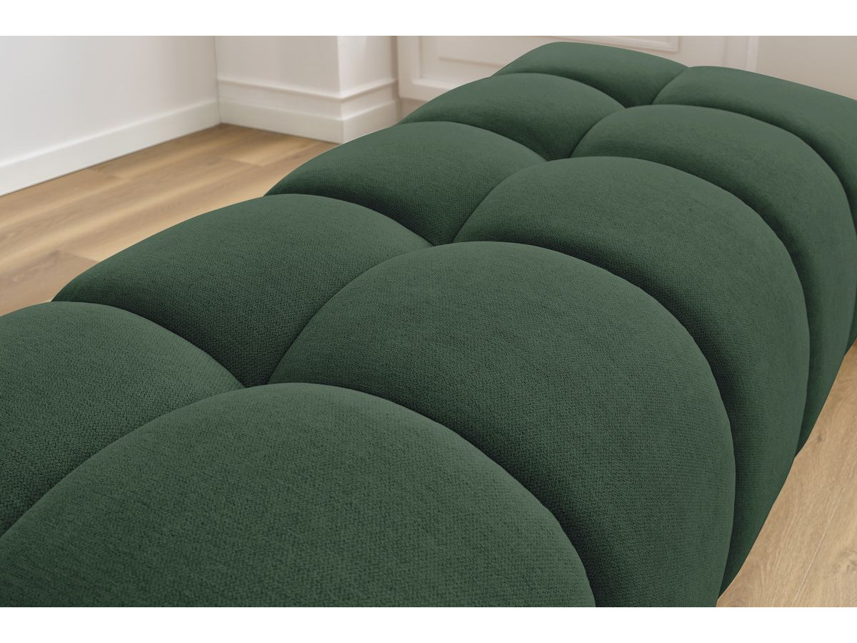 Bobochic Mont-blanc Pouf Melange-Stoff Grün