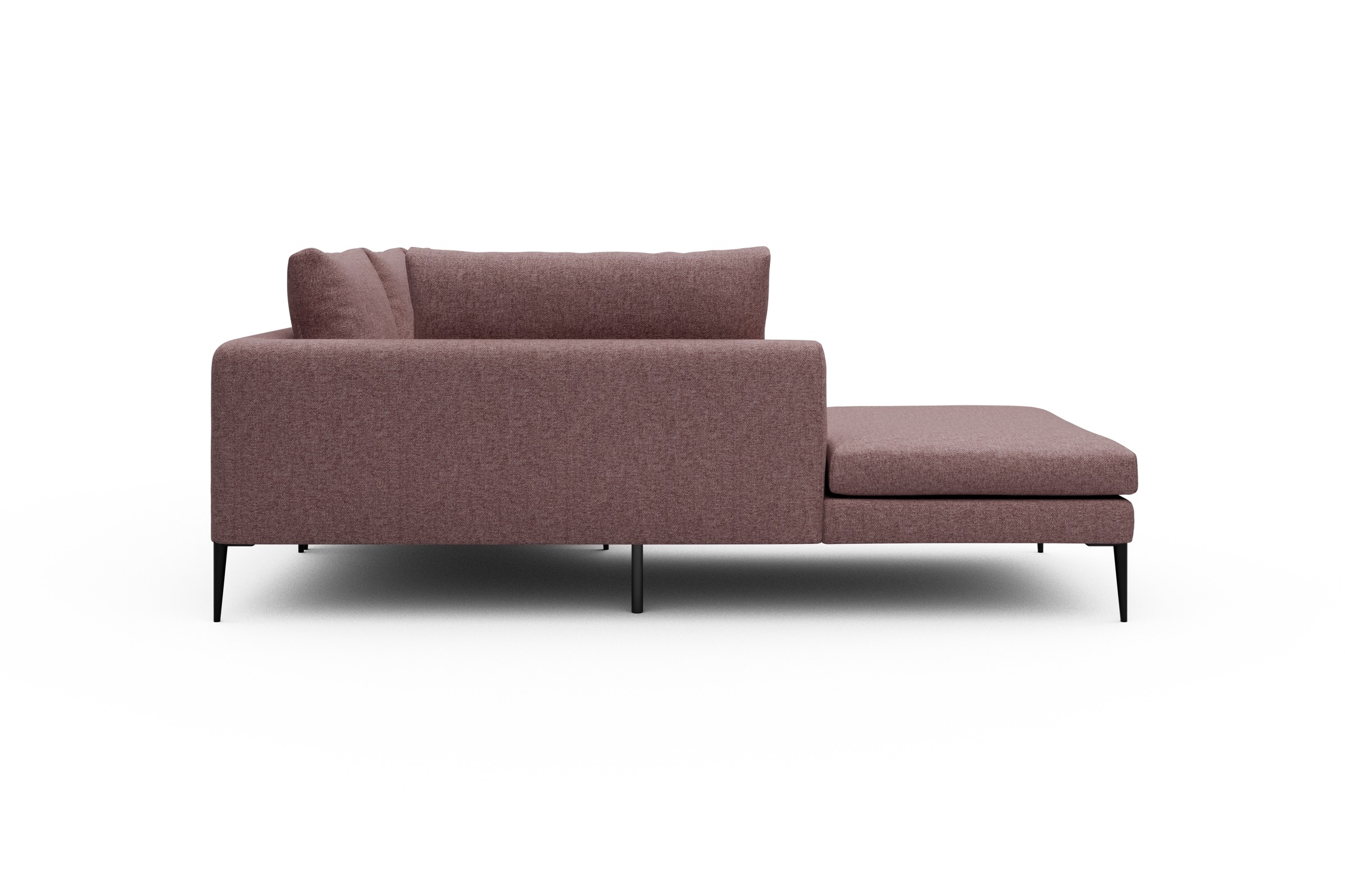 Ecksofa Paul Relax-Ecke links mit 2-Sitzer Sama-Flamingo