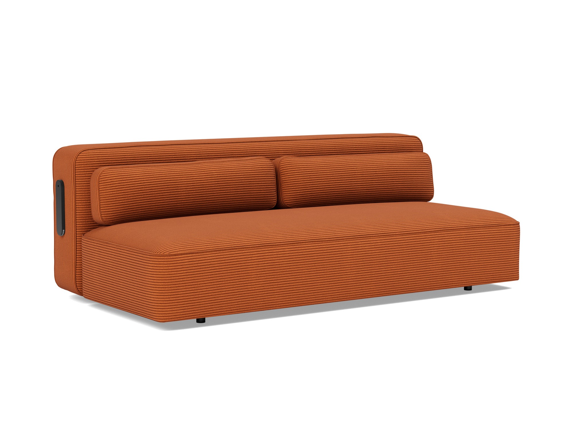 Schlafsofa Yonata Kord Corduroy 595-Burnt-Orange
