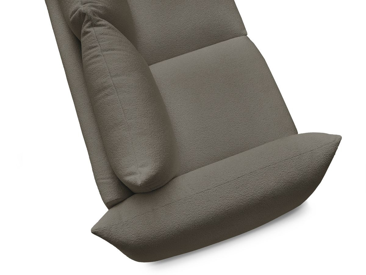 Bobochic Ernest Sofa 2-Sitzer Bouclé-Stoff Braun