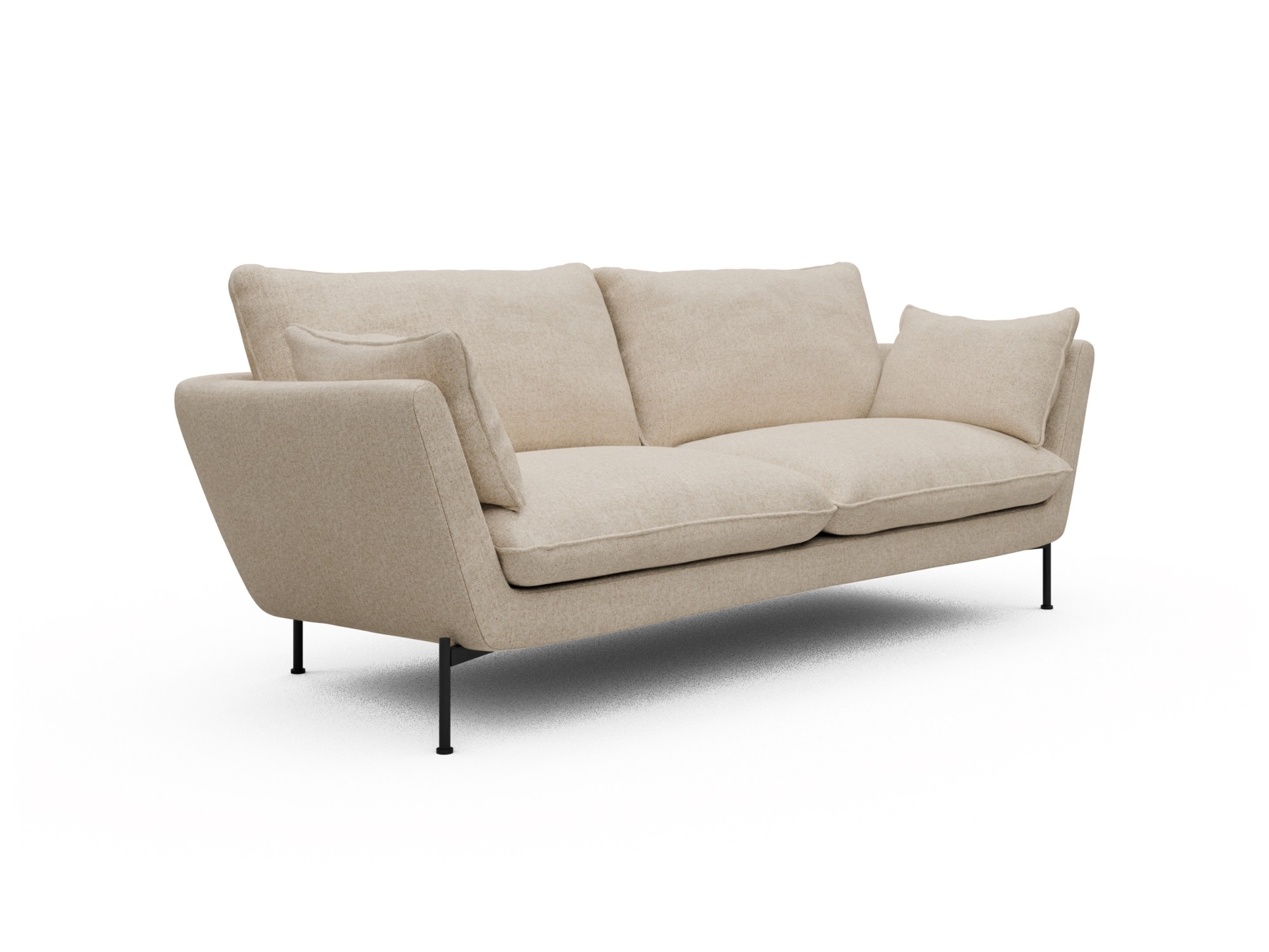 Skandi Home Sofa Anton 3-Sitzer Casone-Natural-Beige moebelfaktor