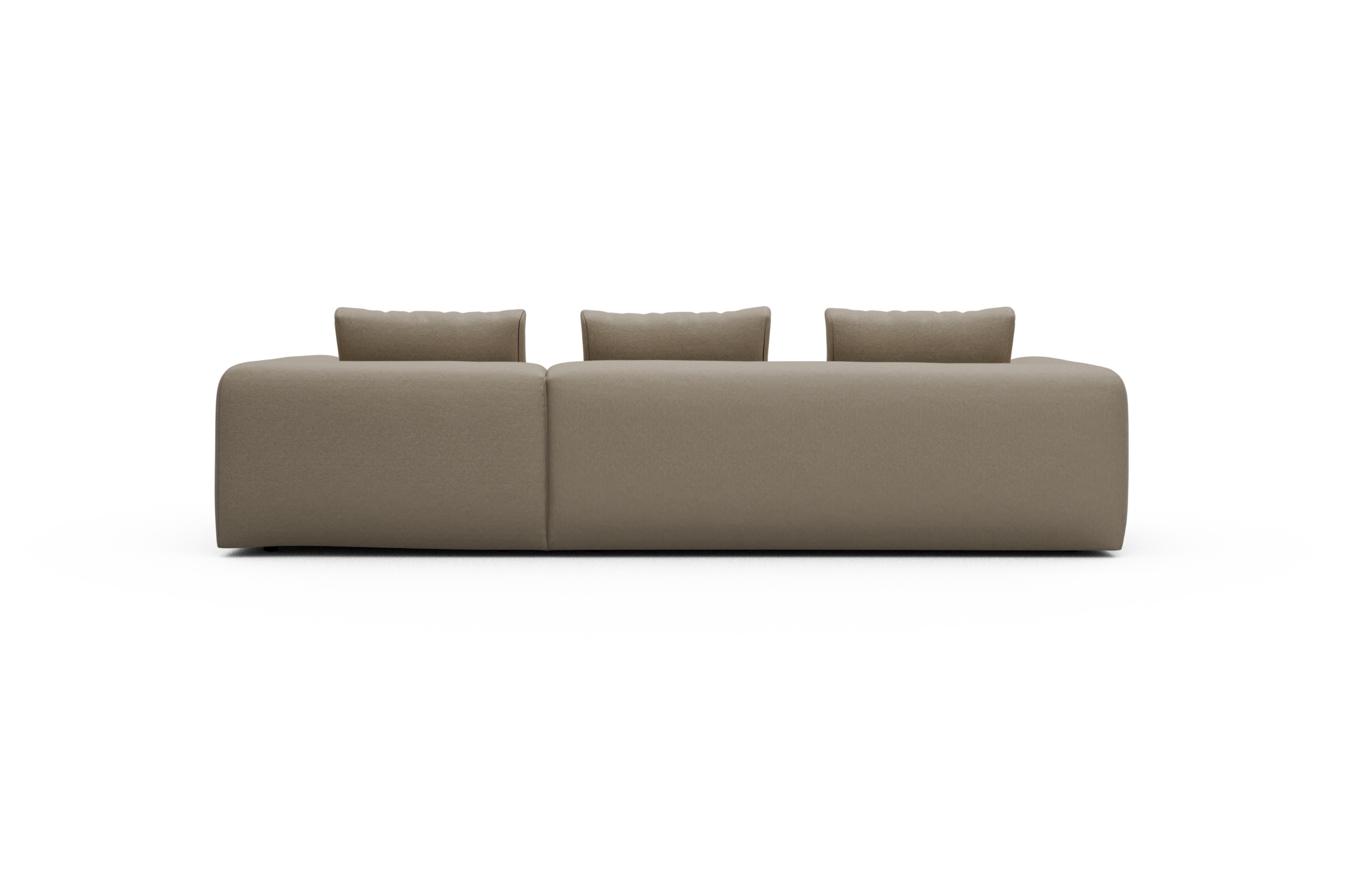 Ecksofa Fred Chaiselongue rechts mit 2,5-Sitzer Satya-Natural