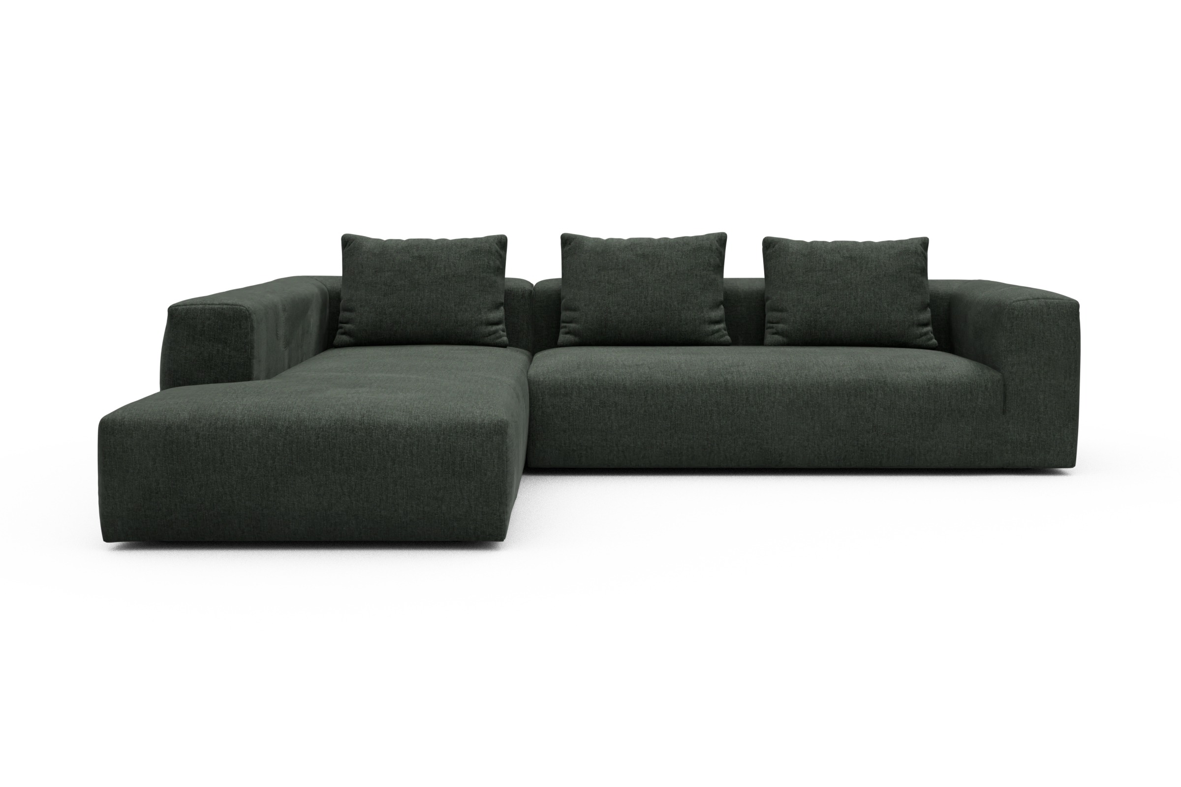 Skandi Home Ecksofa Fred Relax-Ecke links mit 2,5-Sitzer Aivi-Pine-Green moebelfaktor