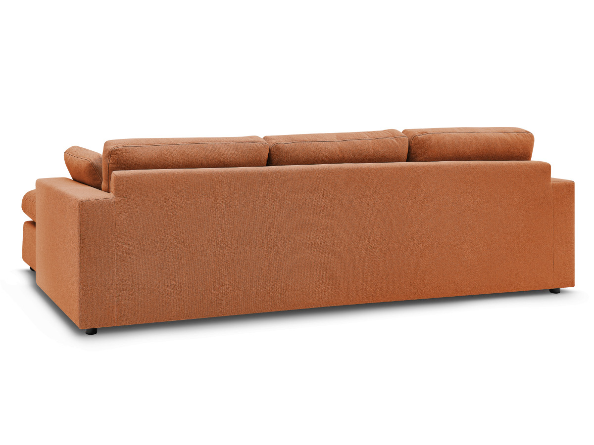 Bobochic Belair Ecksofa 220 × 139 cm Stoff Orange