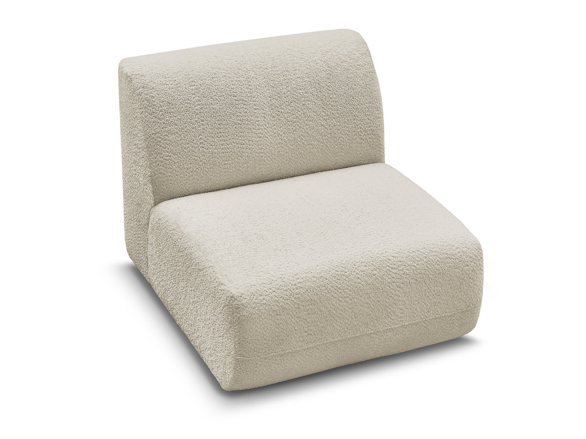 Bobochic Anda Sofamodul 1-Sitzer 84 × 103 cm Chenille Beige