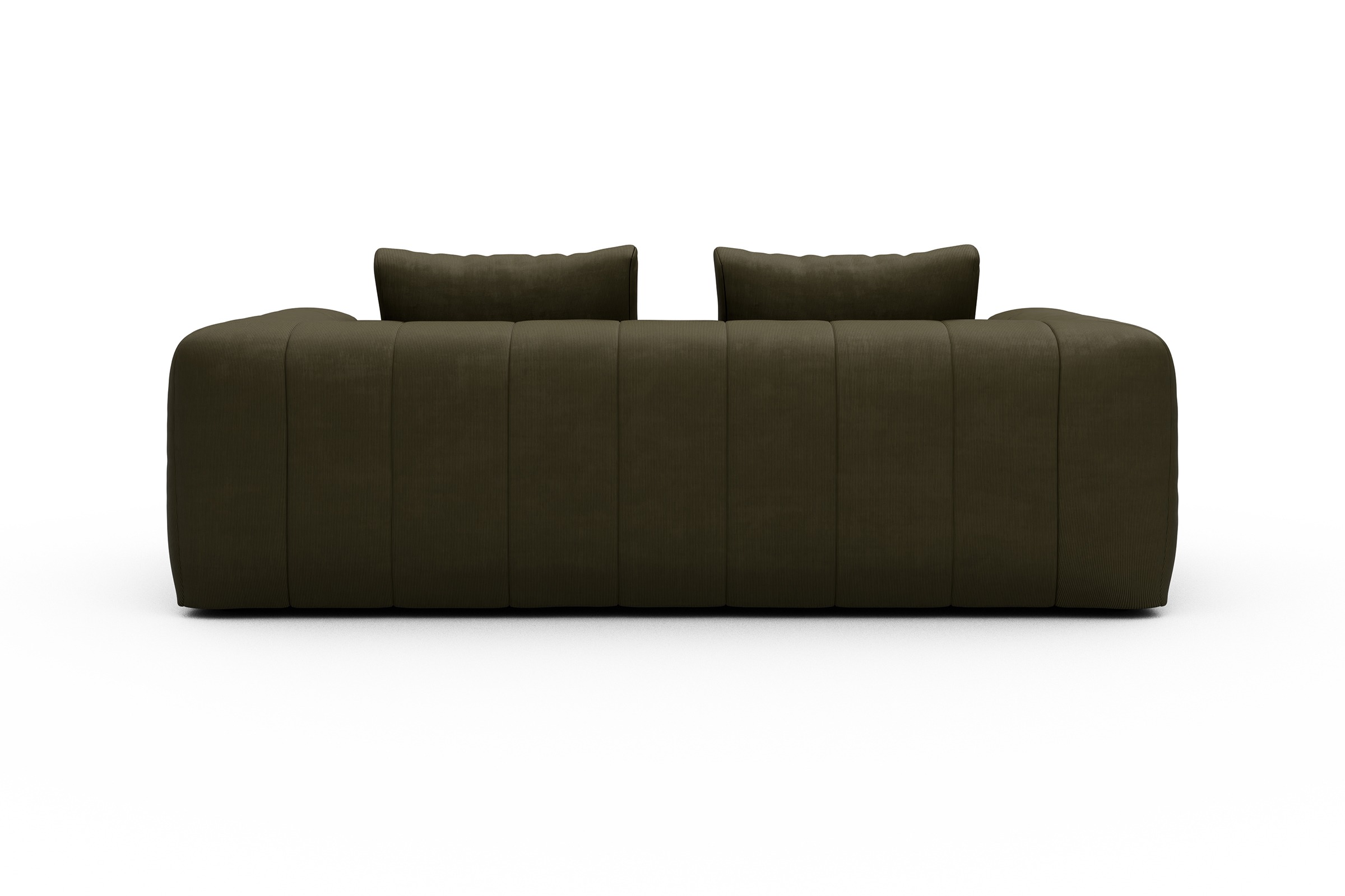 Sofa Hugo 3-Sitzer Cordufine-Pine-Green