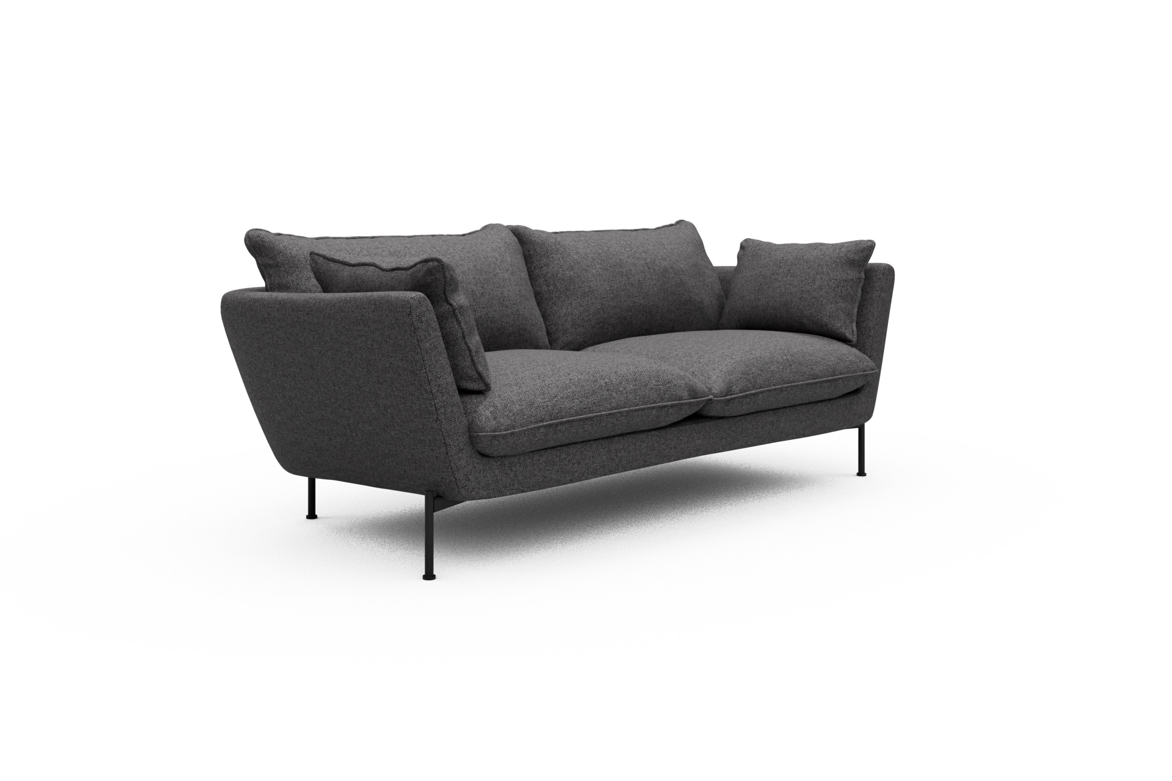 Sofa Anton PREMIUM 2-Sitzer Sama-Antracite