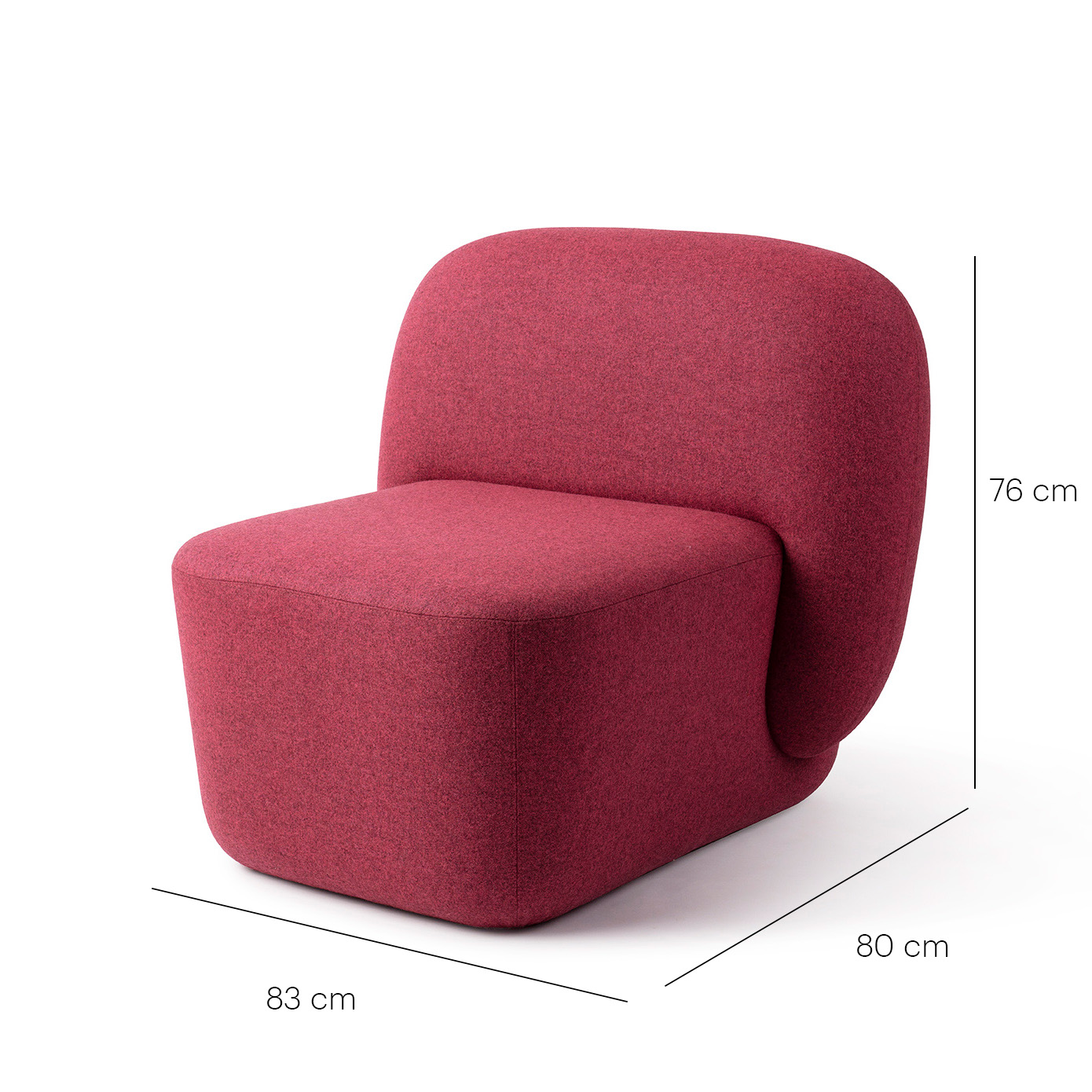 Jesper Home Sessel Oshu Raspberry-Hill