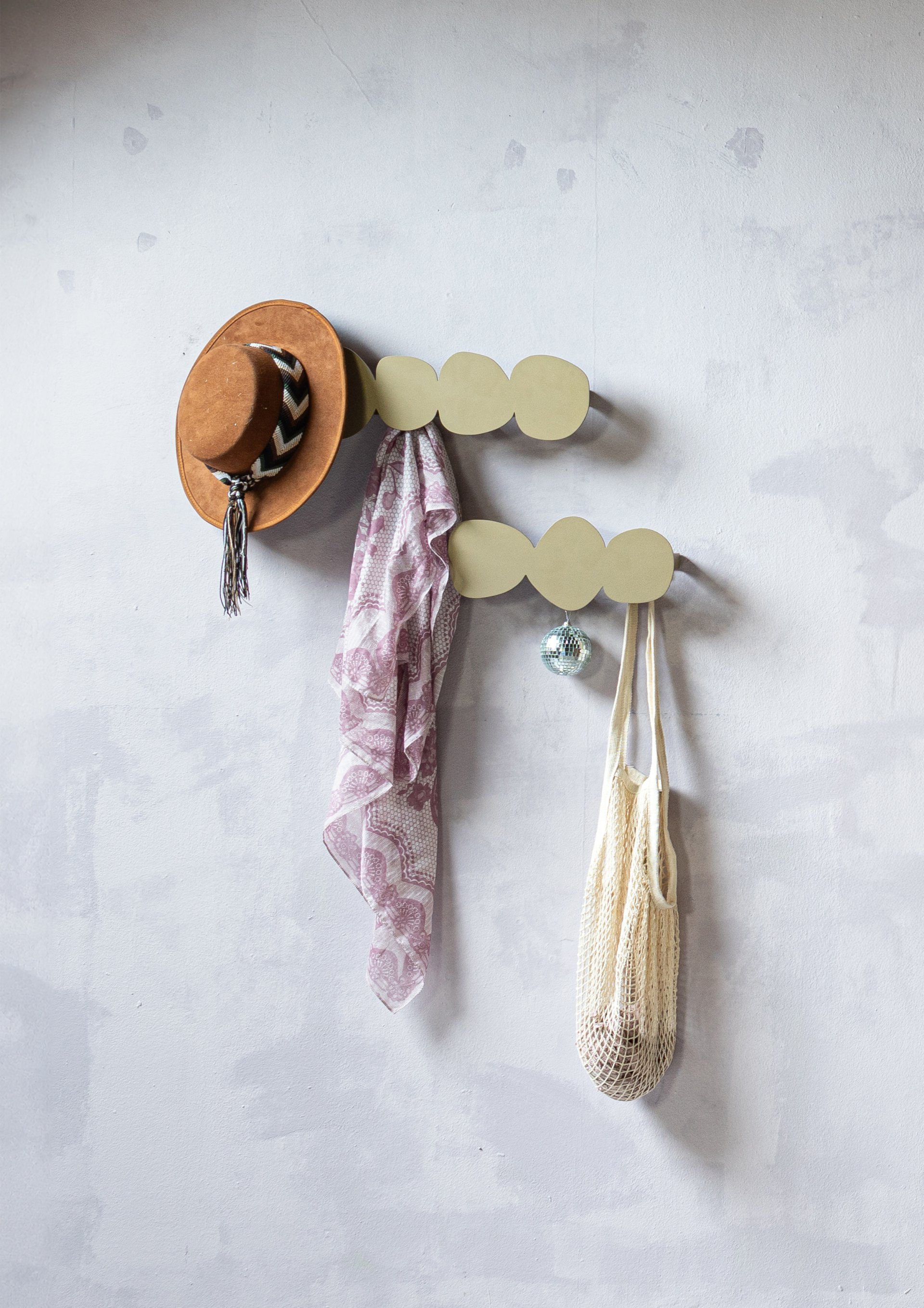 Spinder Design Wandgarderobe Tumulo Small Champagne