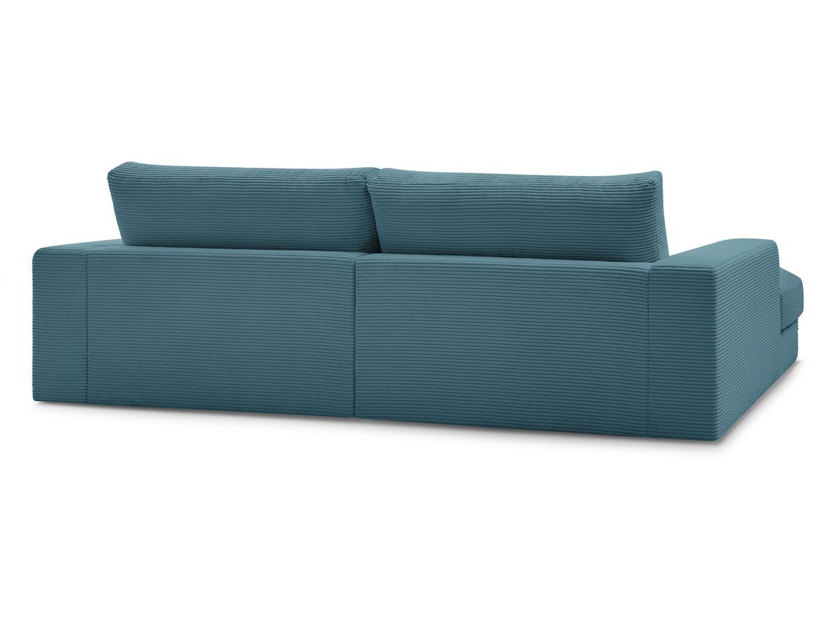 Bobochic Leonard Sofa 4-Sitzer 274 × 159 cm Cordsamt Hellblau