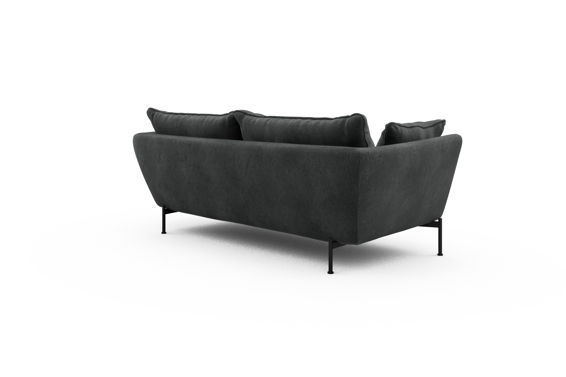 Sofa Anton PREMIUM 2-Sitzer Smooth-Deep-Warm-Grey