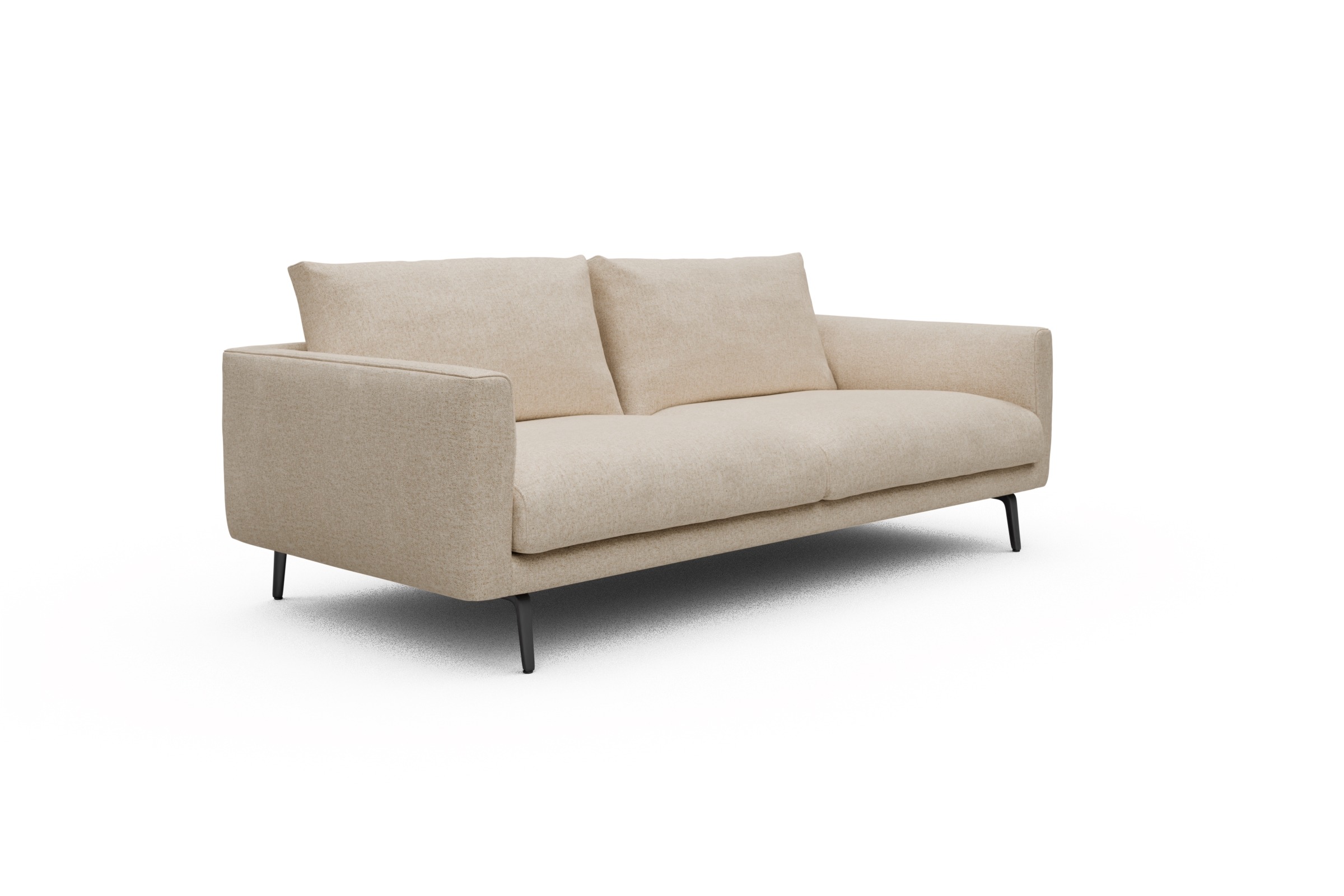 Sofa Karl 3-Sitzer Casone-Natural-Beige