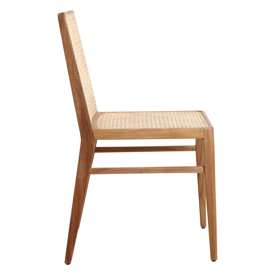 Raw Materials Esszimmerstuhl Nova Teak/Rattan Armlehnen