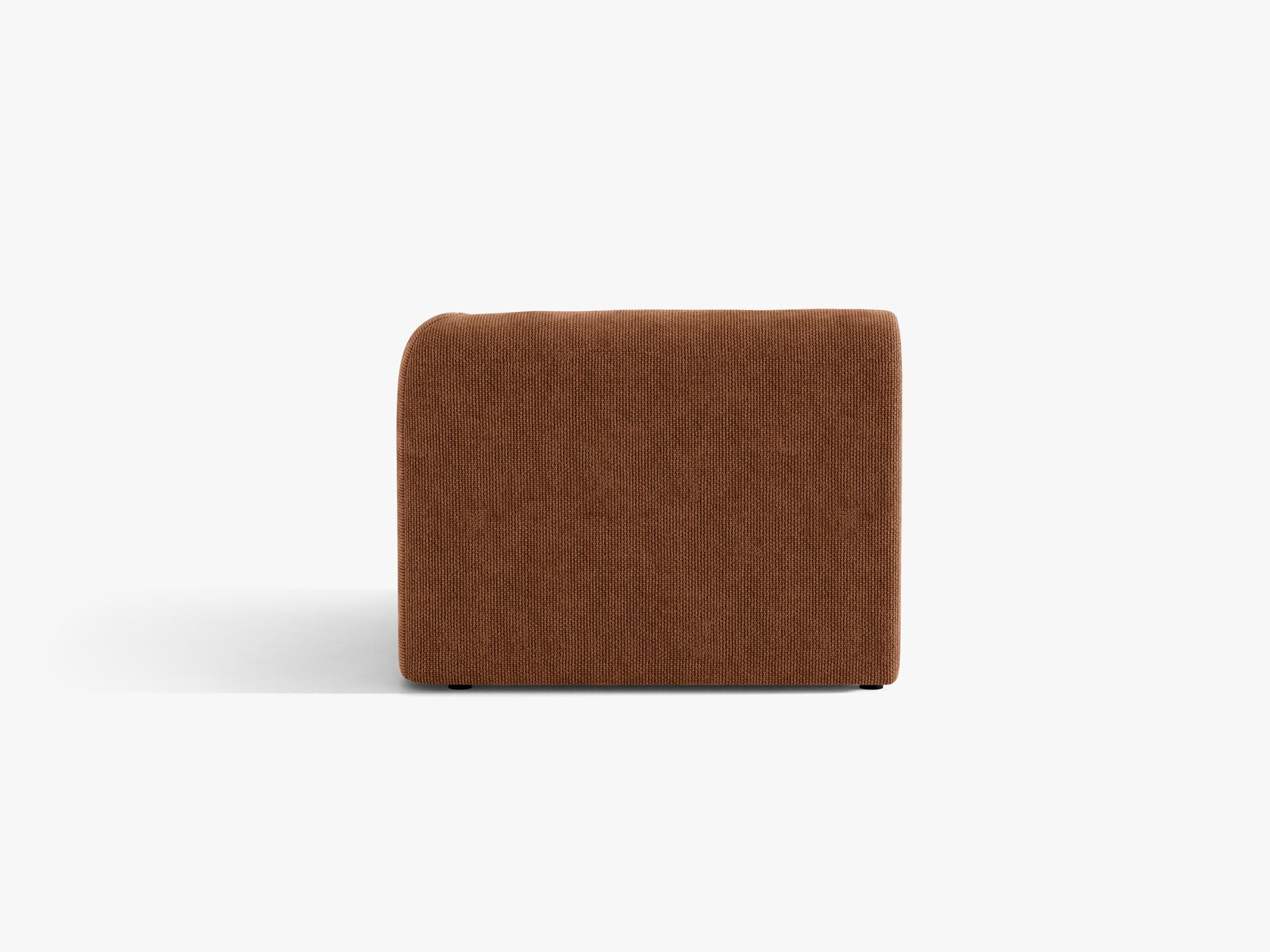 Micadoni Eckmodul Miley 1-Sitzer Chenille Eden Ziegel Rechts