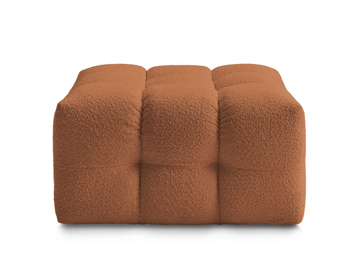 Bobochic Cloud Pouf Bouclé-Stoff Orange