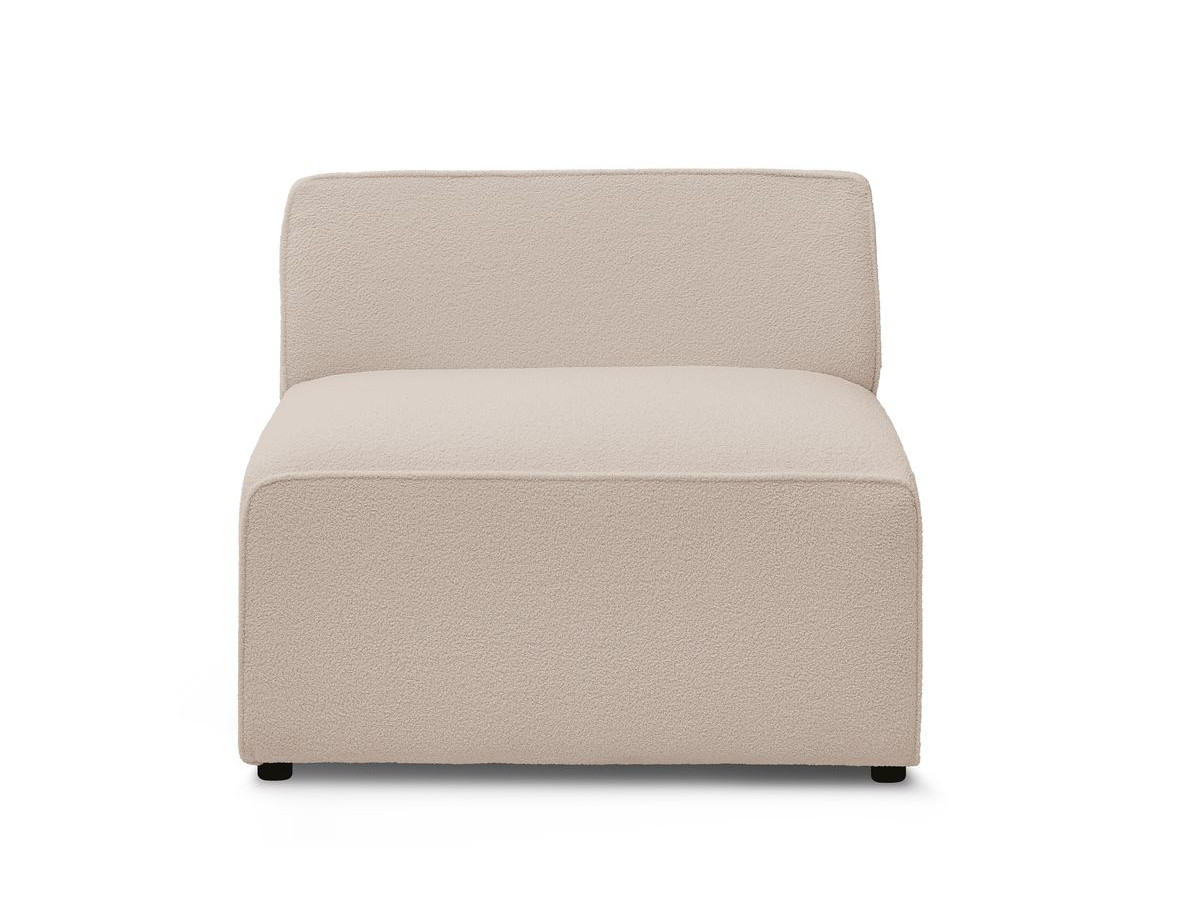 Bobochic Megeve Sofamodul 1-Sitzer Bouclé-Stoff Beige