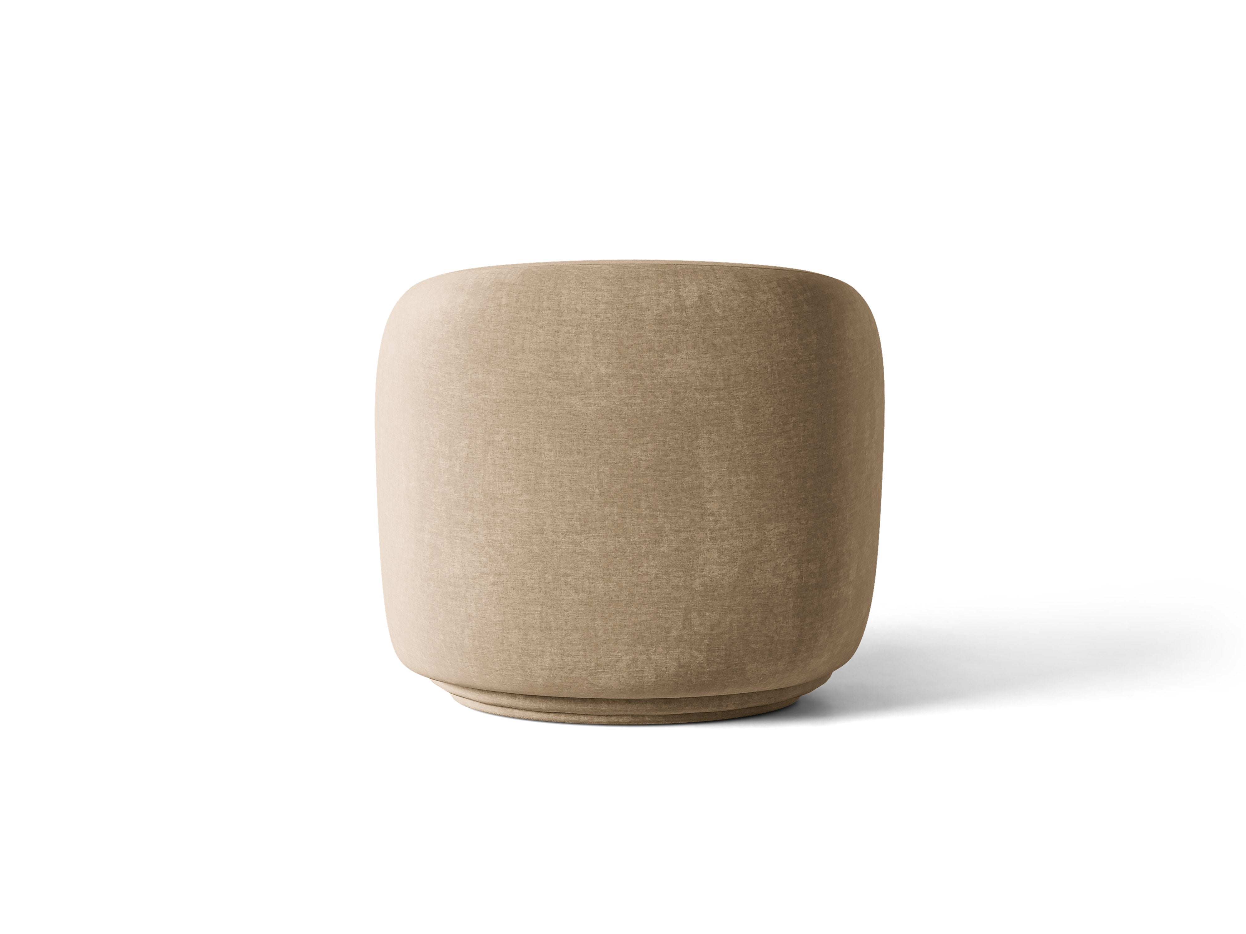 Micadoni Jonas Drehbarer Sessel Samt Vogue Dunkelbeige