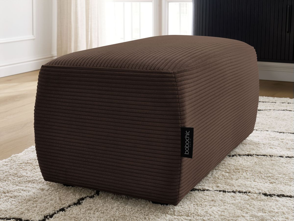 Bobochic Atilla Pouf Cordsamt Braun