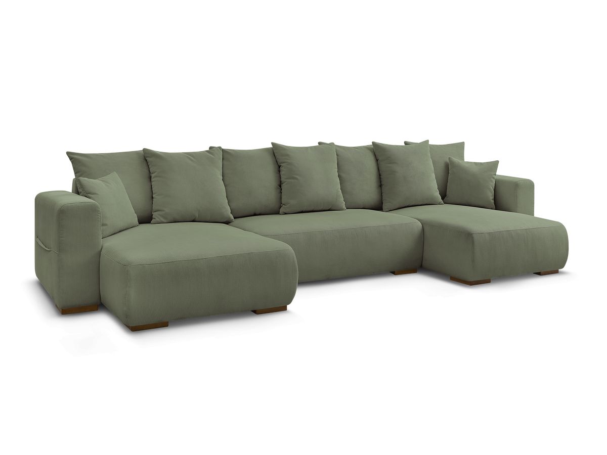 Bobochic Sidonie Wohnlandschaft Cordsamt Grün