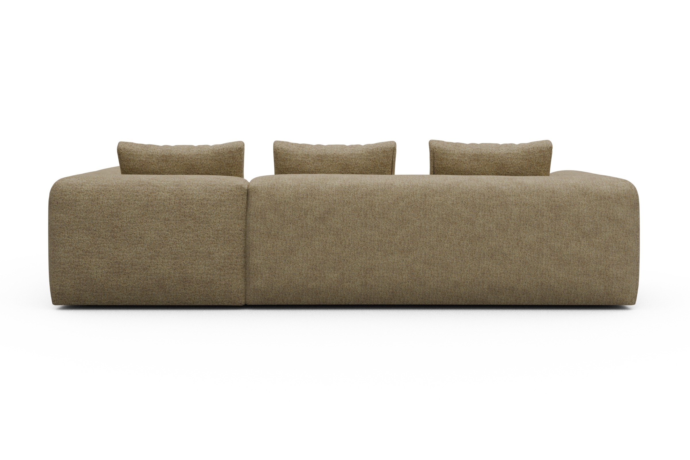 Ecksofa Fred 2x 2,5-Sitzer rechts offen Carreno-Silician-Yellow