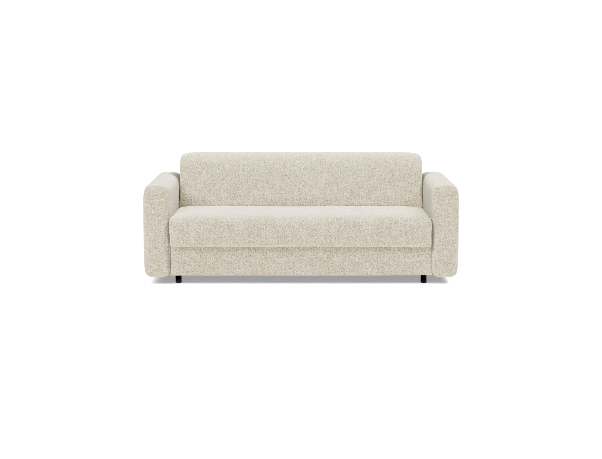 Schlafsofa Killian mit Taschenfederkernmatratze 140 Strukturierter Stoff Taura 357-Off-White