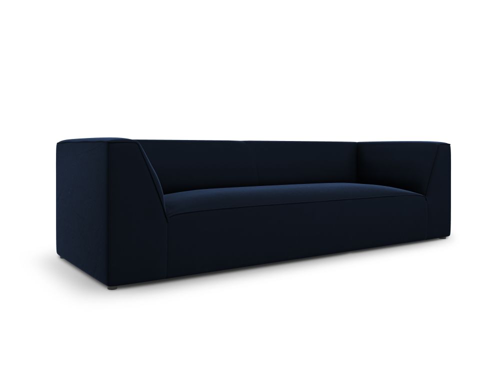 Cosmopolitan Design Sofa Siena 3-Sitzer Samt Salvador Königsblau