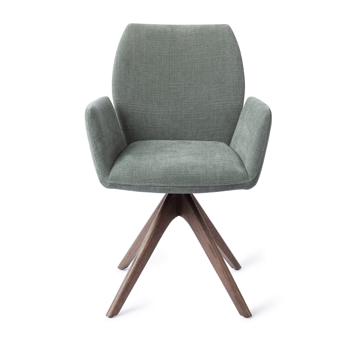 Jesper Home Esszimmerstuhl Misaki Breezy Blue Revolve Eiche Walnuss