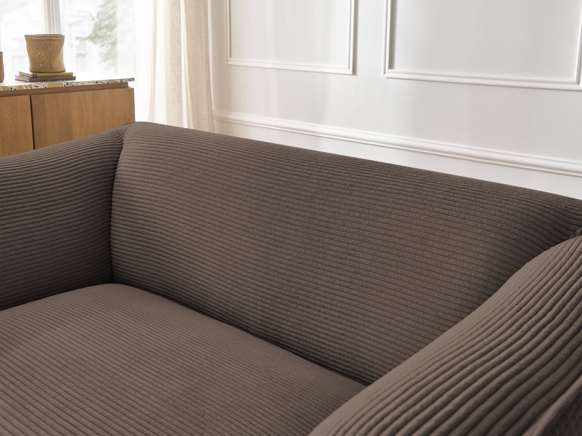 Bobochic Giorgia Sofa 2-Sitzer Cordsamt Braun