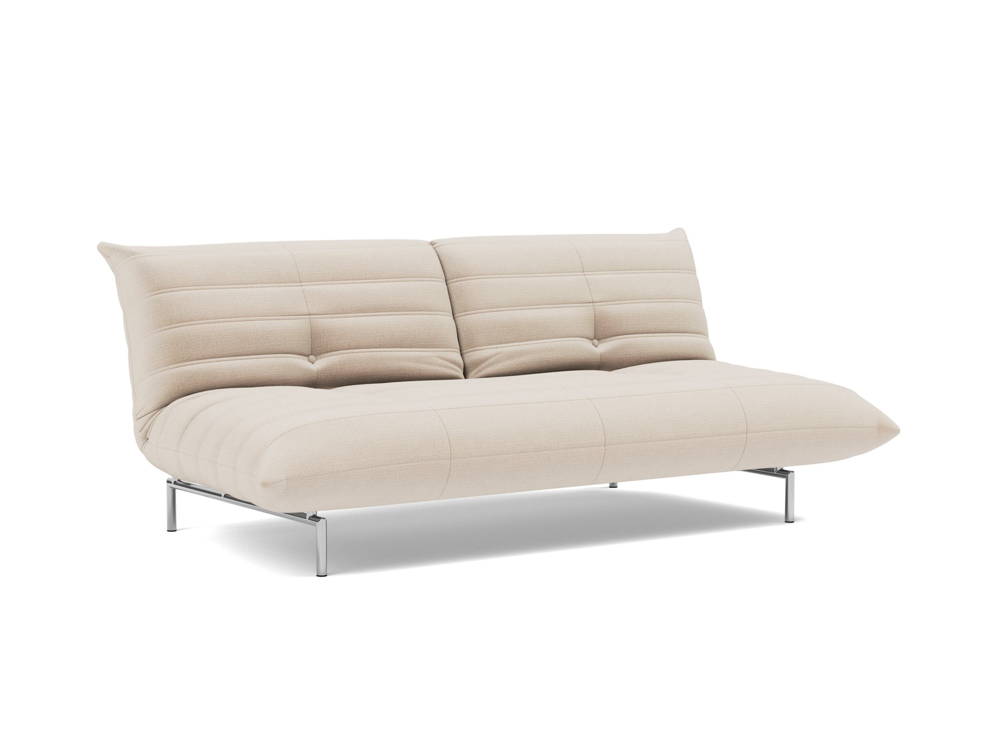 Schlafsofa Mikunjo Chenille Esina 410-Almond-Beige