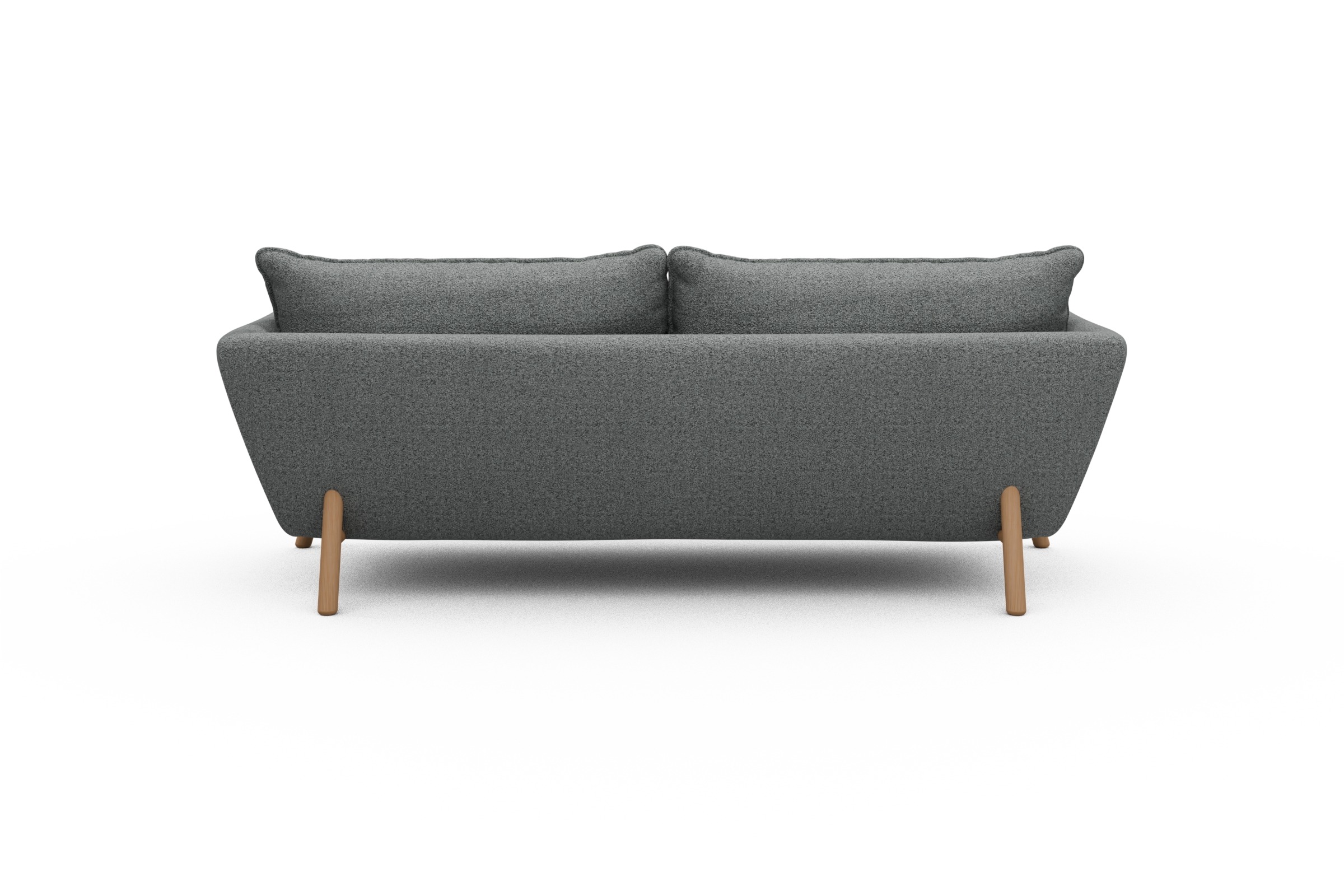 Sofa Emil PREMIUM 3-Sitzer Beinfarbe Eiche Natur Aivi-Gravet-Grey