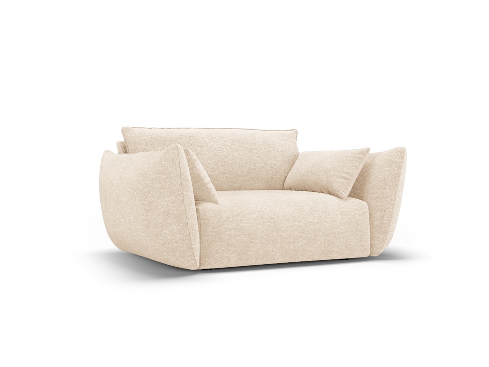 Cosmopolitan Design Sessel Matera Chenille Eden Helles Beige