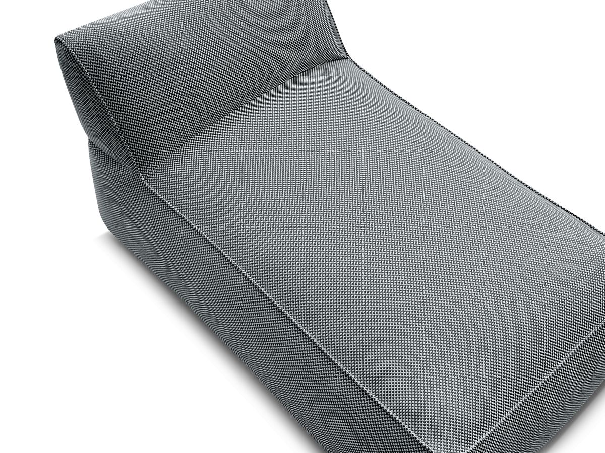Bobochic Riviera Méridienne-Modul Melange-Stoff Schwarz