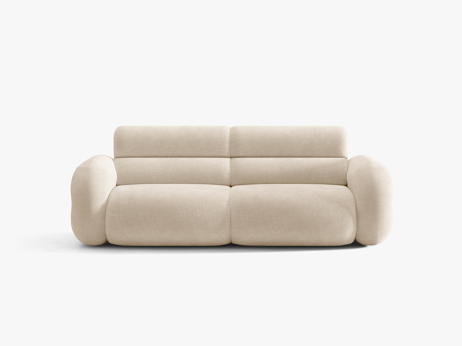 Micadoni Neo Sofa 3-Sitzer Chenille Golden Helles Beige