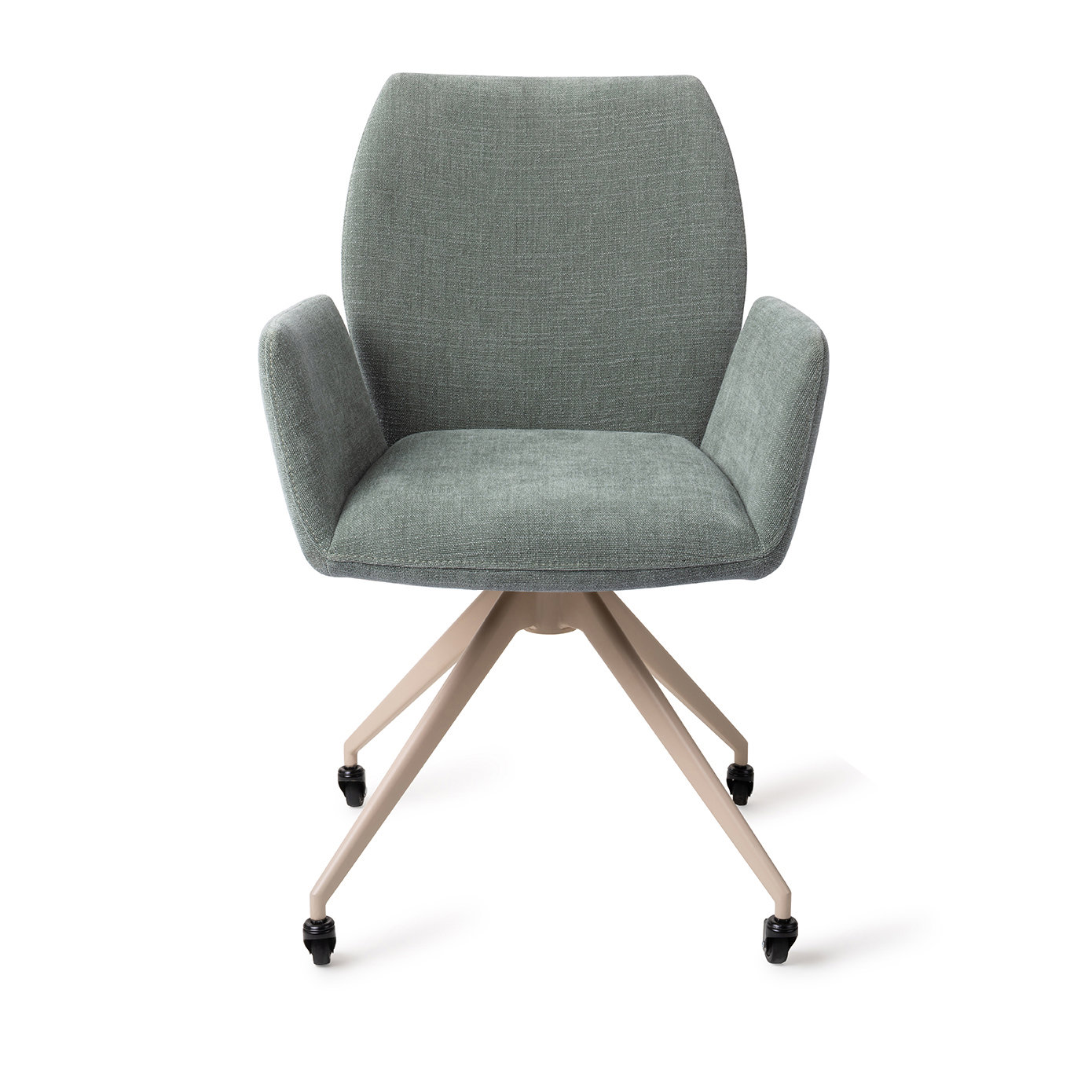Jesper Home Esszimmerstuhl Misaki Breezy Blue Glide Beige